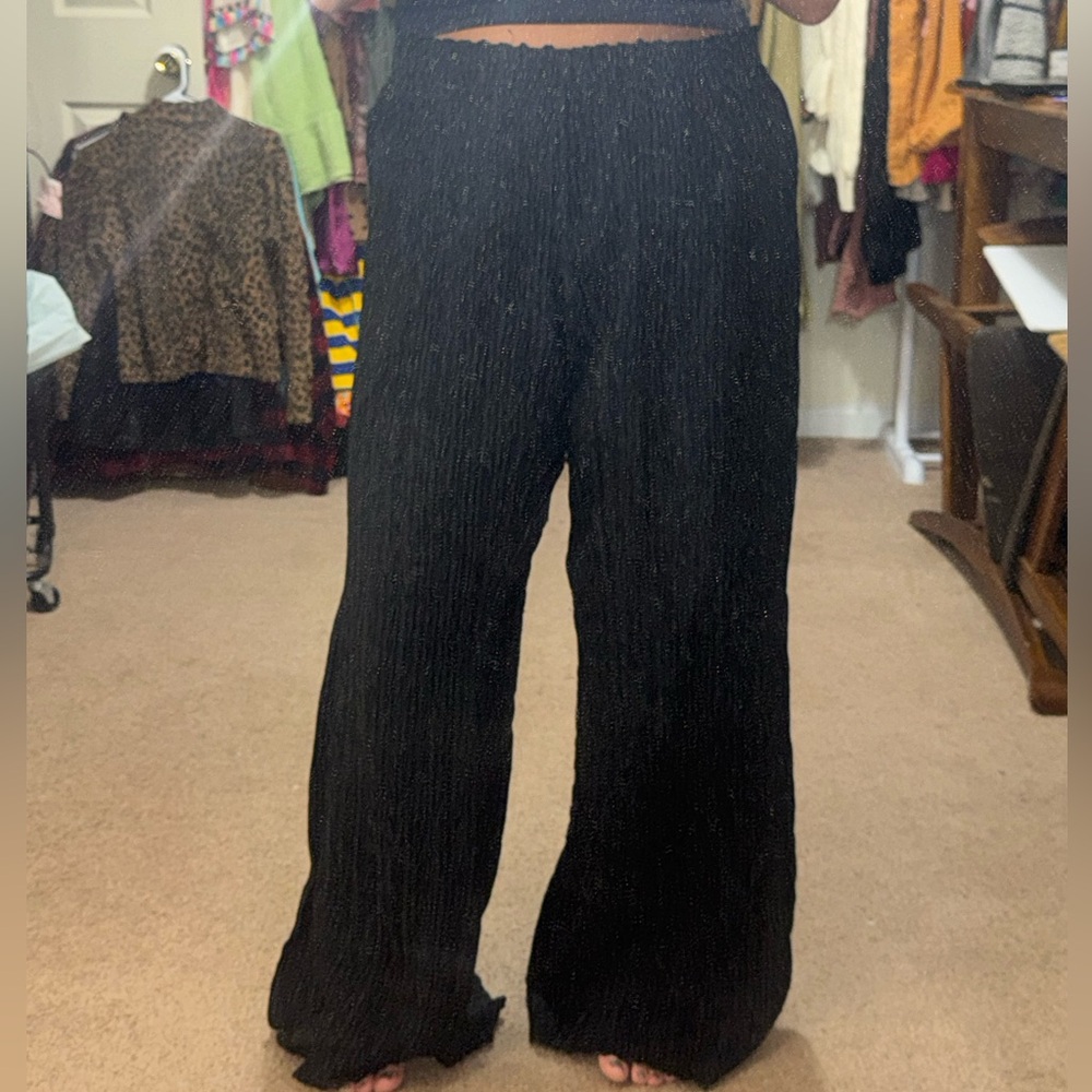 Caelian Black Stretch Pants